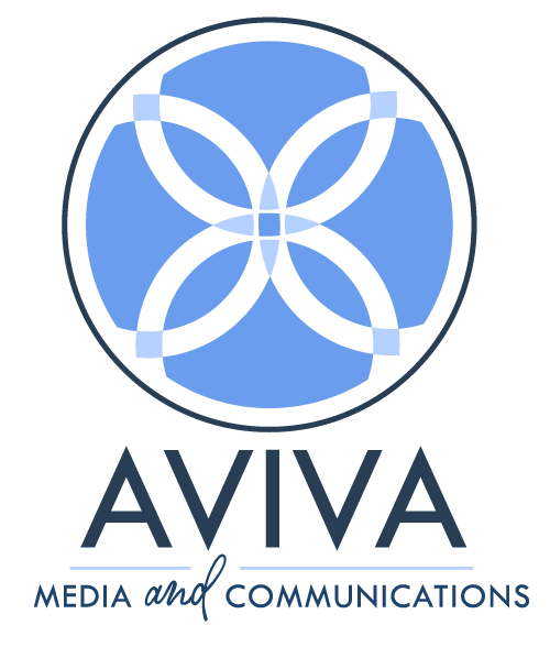 AVIVA media and communications logo